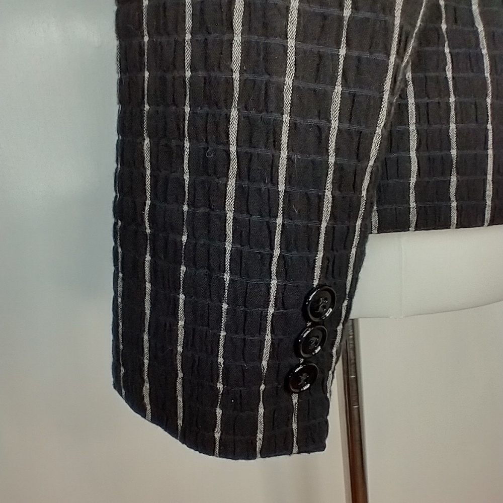 AUGUSTUS PINSTRIPED JACKET - Picture 5 of 7